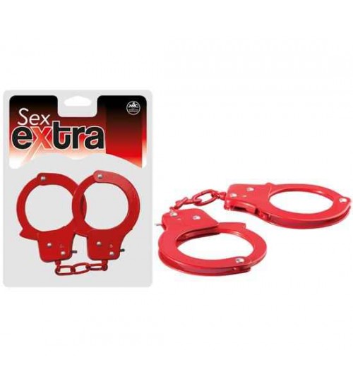 Kırmızı Metal Fantezi Kelepçesi