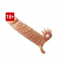 4 CM Uzatmalı Klitoris Uyarıcı Titreşimli Testis Kılıf